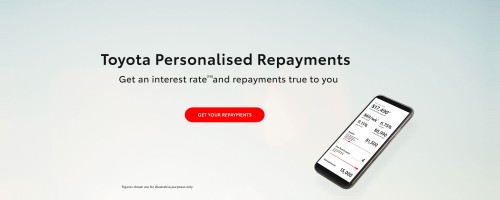 Toyota Personalised Repayments Page 2000x800